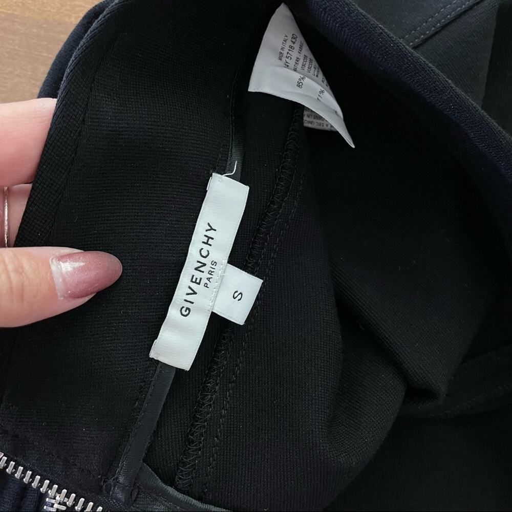 Givenchy Paris | Womens Black Slim Skinny Pant Ankle & Butt Zippers Luxury Small - Picture 4 of 10